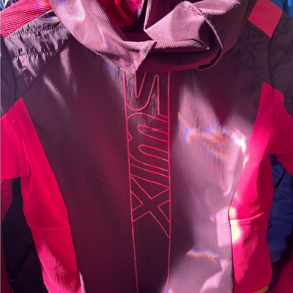Swix Hot Pink and Burgundy Hooded Nordic Jacket - Picture 3 of 10